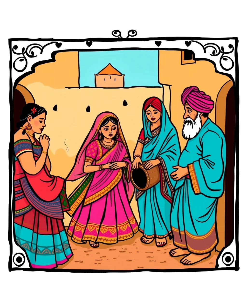 Badhawo: sasural bhejne ka geet