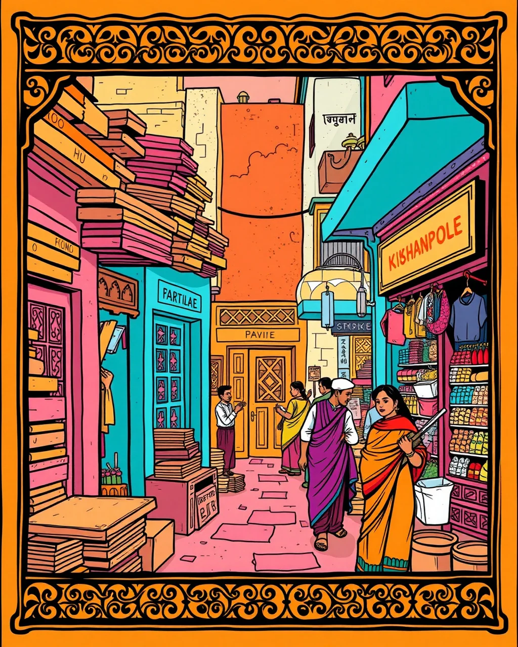 Kishanpole Bazaar: Lakdi aur Hunnar ki Gali