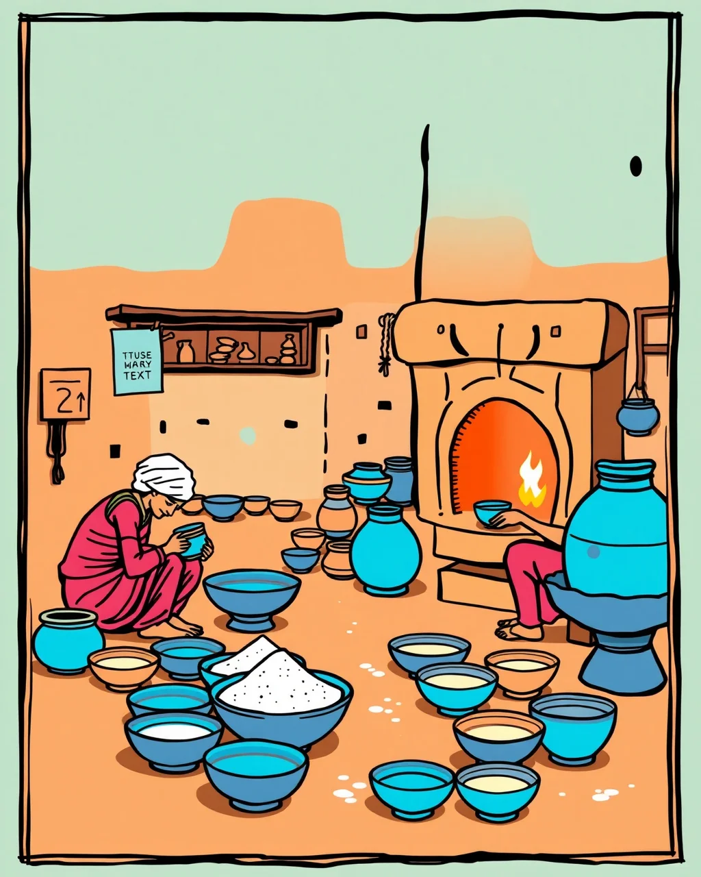 Blue Pottery: bhatte ki khamosh neeli roshni