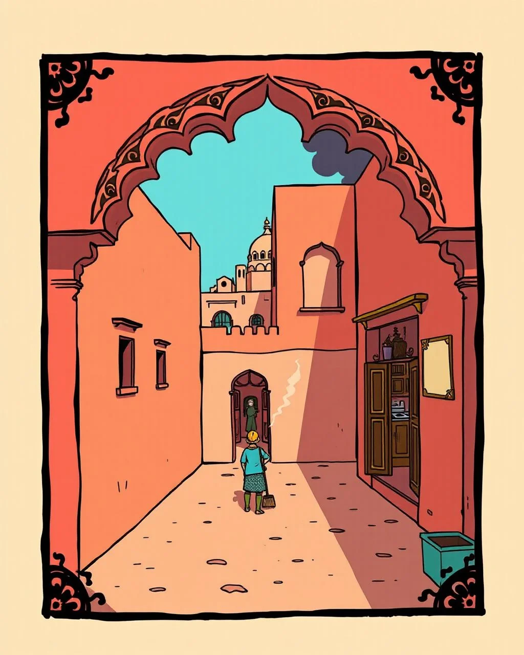 Jharokhe wali subah, chhoti haveli ki