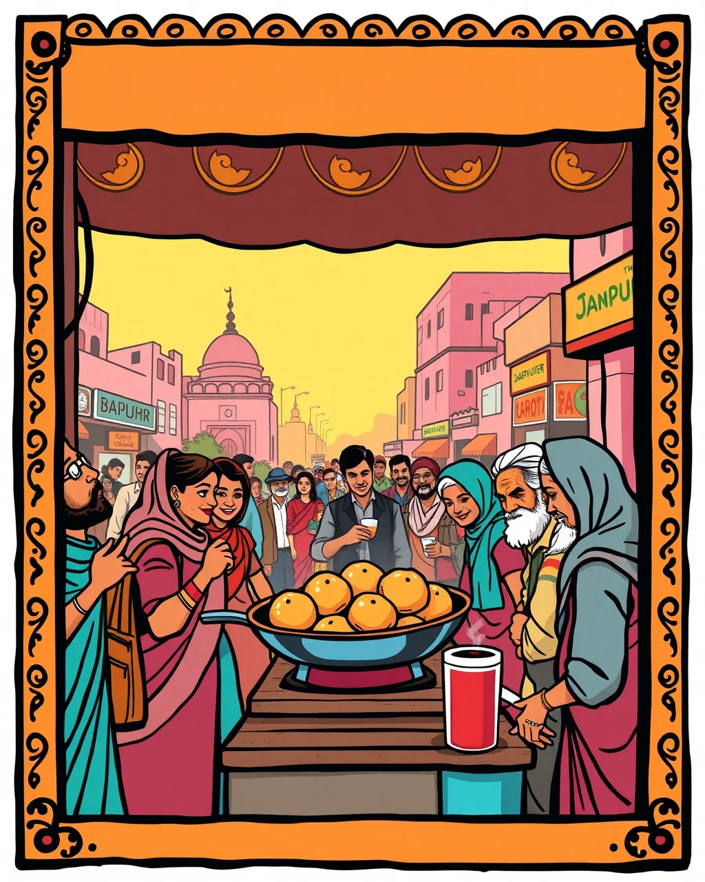 Jaipur ki kachori lane ka subah ka shor