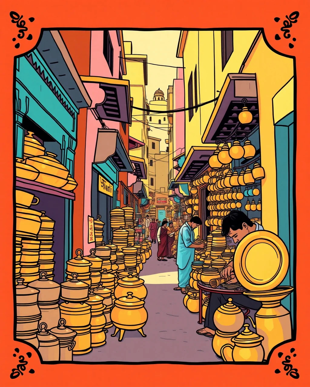 Chandpole ki brass lane, jahan thali chamakti hai