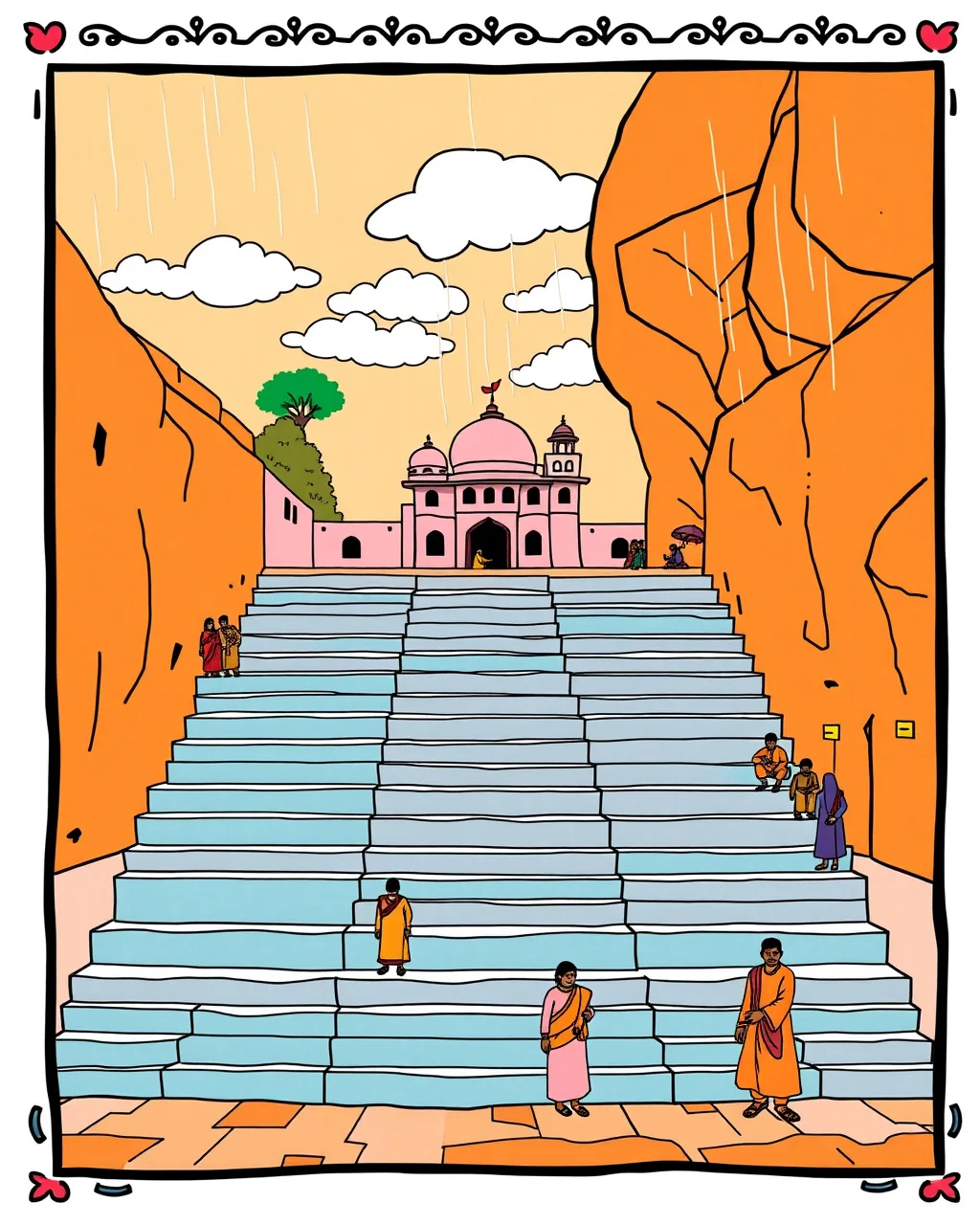 Panna Meena ka Kund: chhaya, seedhiyan aur monsoon