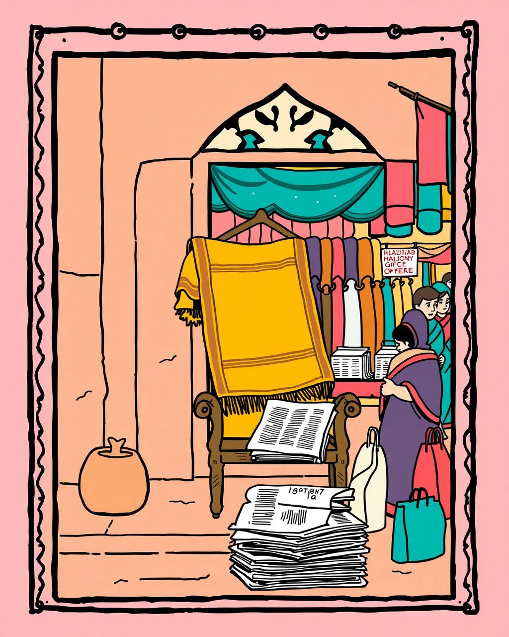 Bapu Bazaar mein bargain ka natak