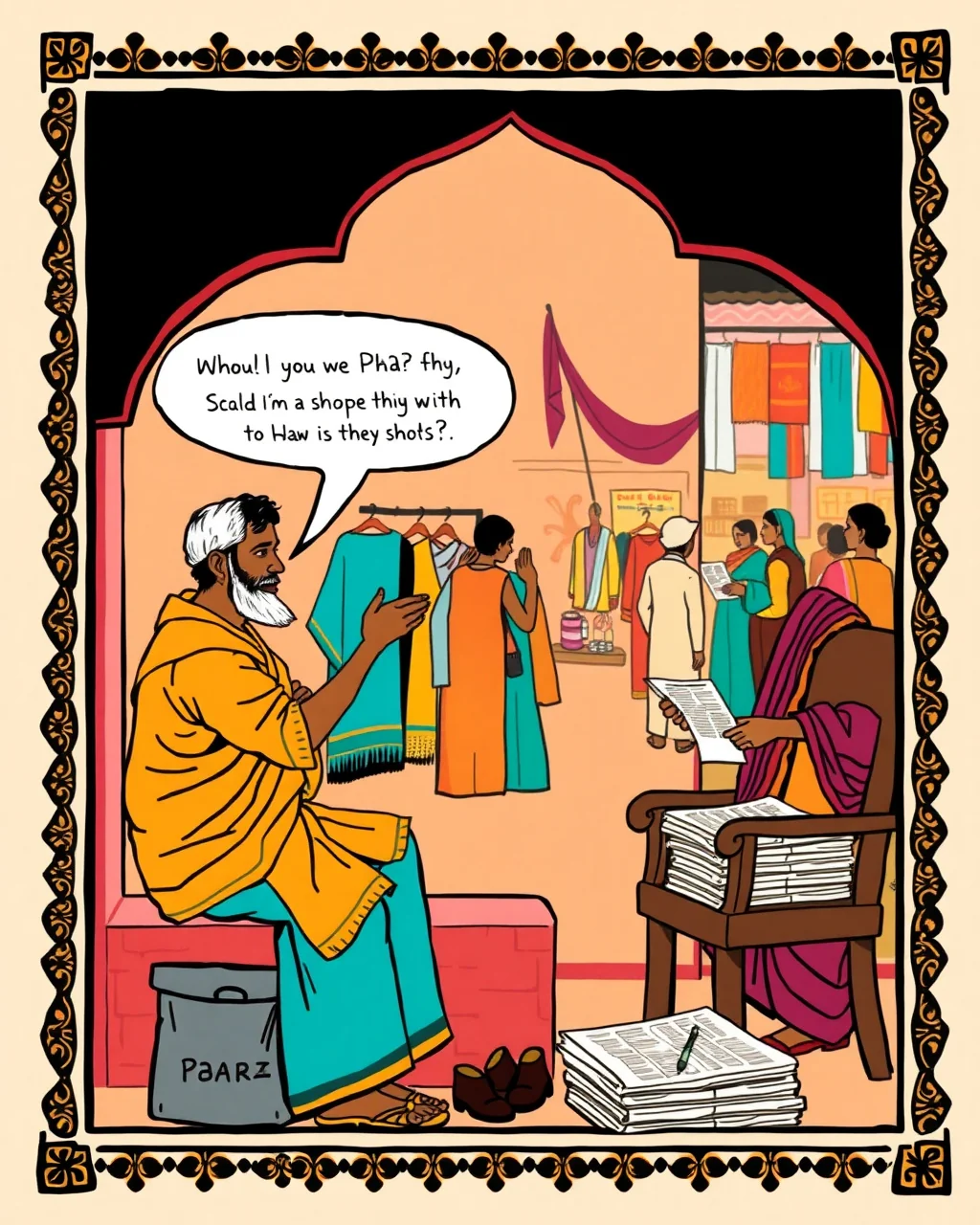 Bapu Bazaar ka last price drama