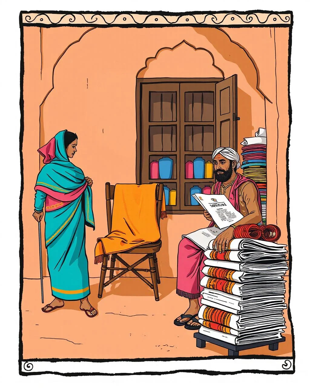 बापू बाज़ार का लास्ट रेट ड्रामा