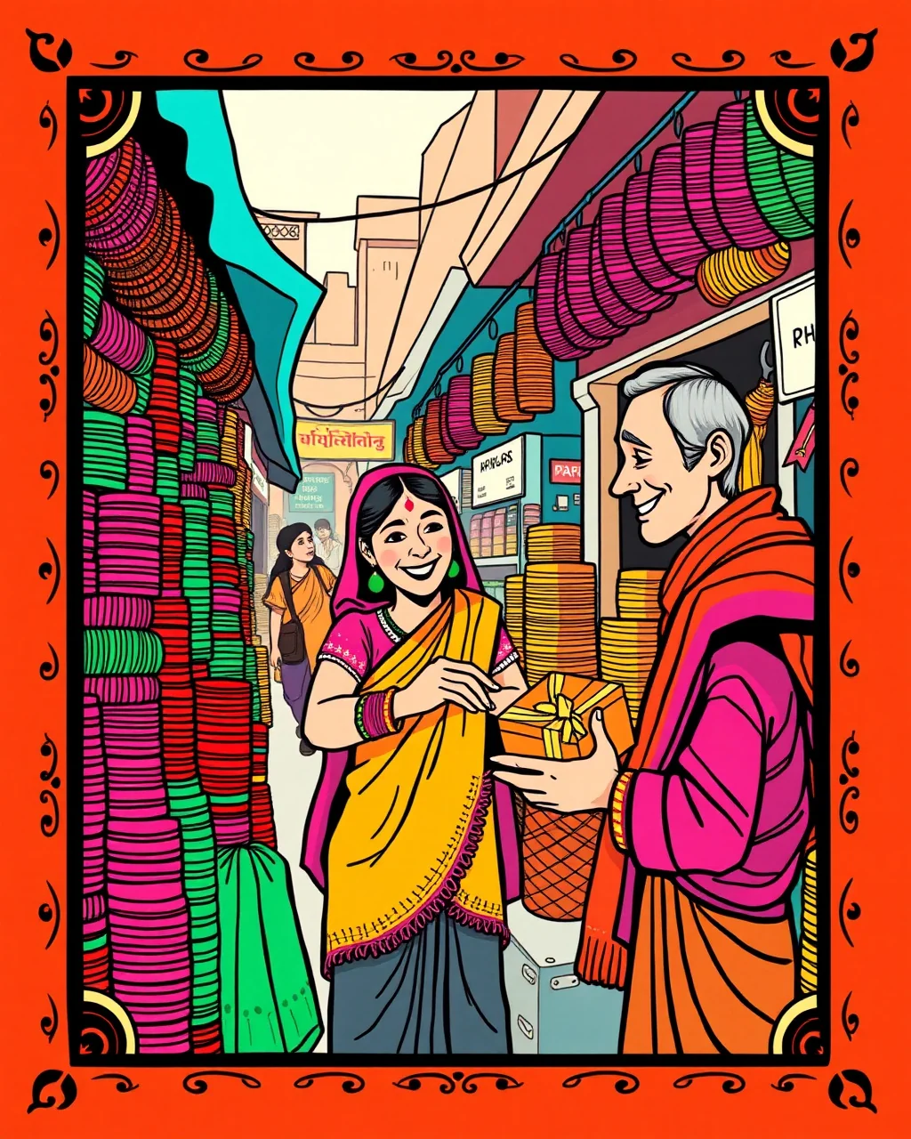 Bapu Bazaar ke lac bangles ka naya drama