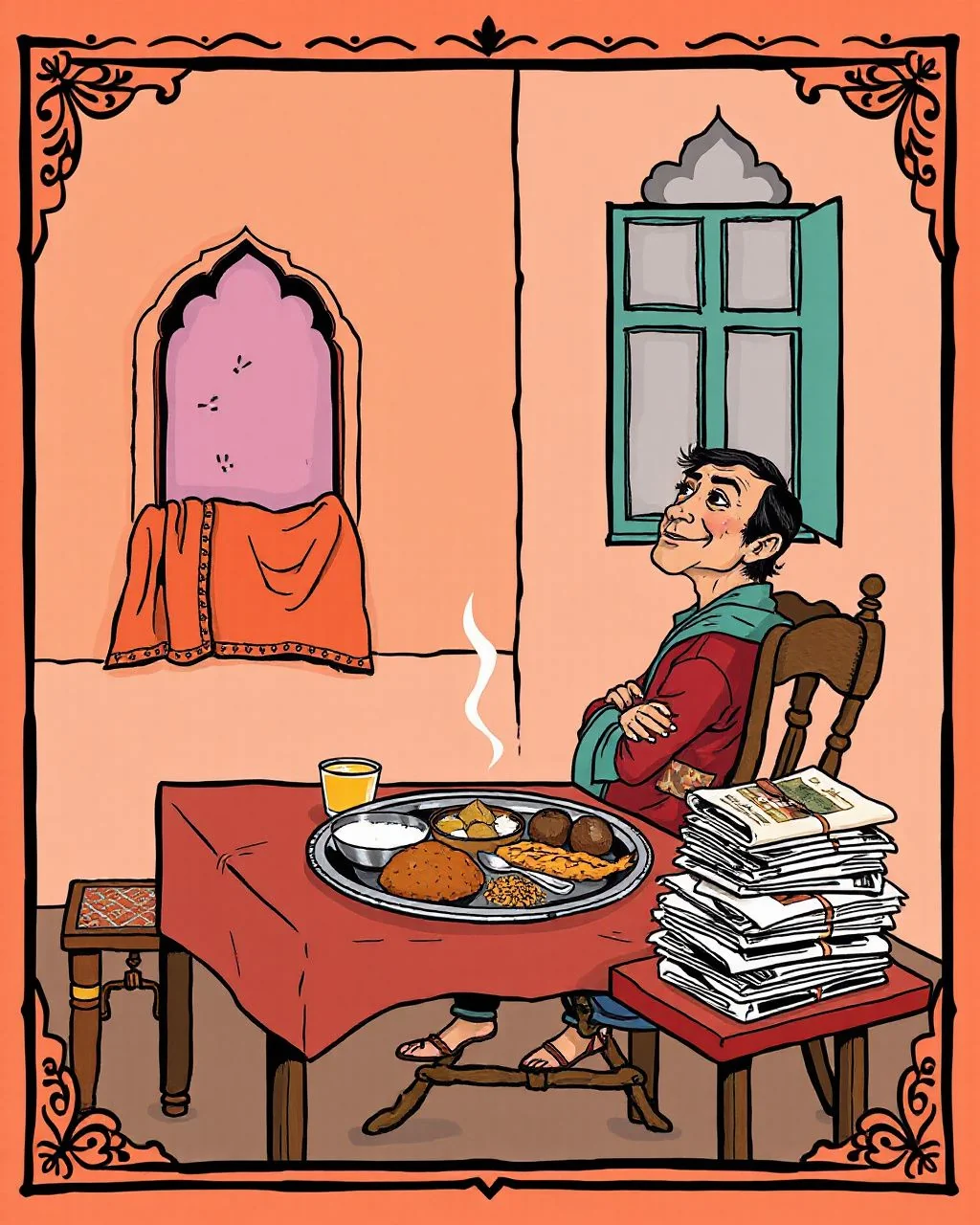 Chokhi Dhani thali diplomacy