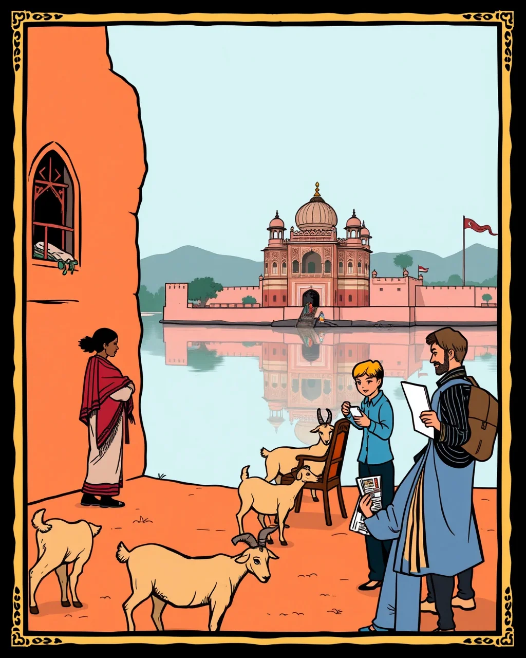 Jal Mahal ki bakriyan, selfie ka calm traffic