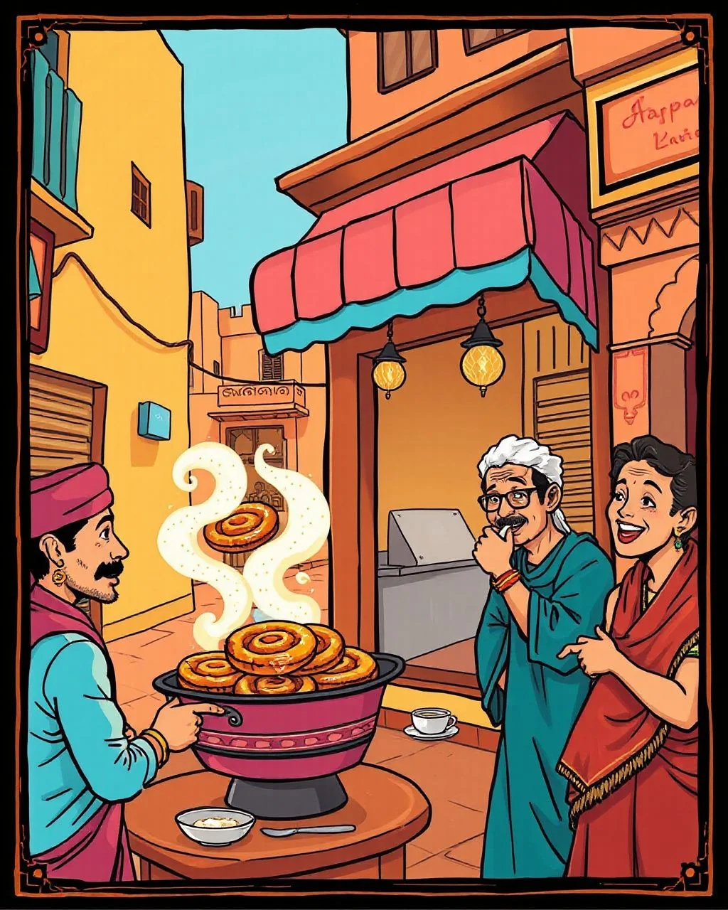 Johari Bazaar ki subah aur jalebi ka pehla ghaav