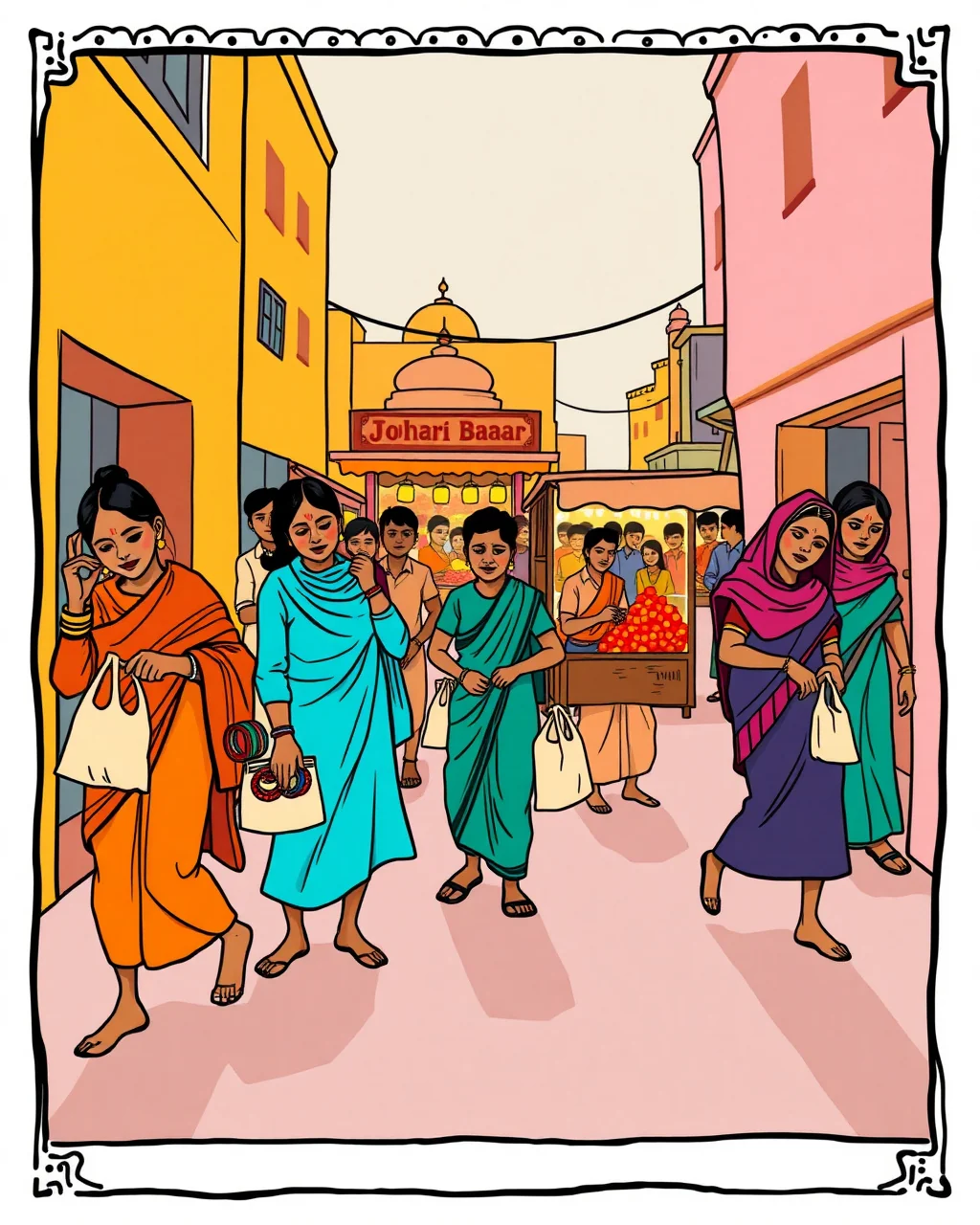 Johari Bazaar ka paan, shopping ka last stop