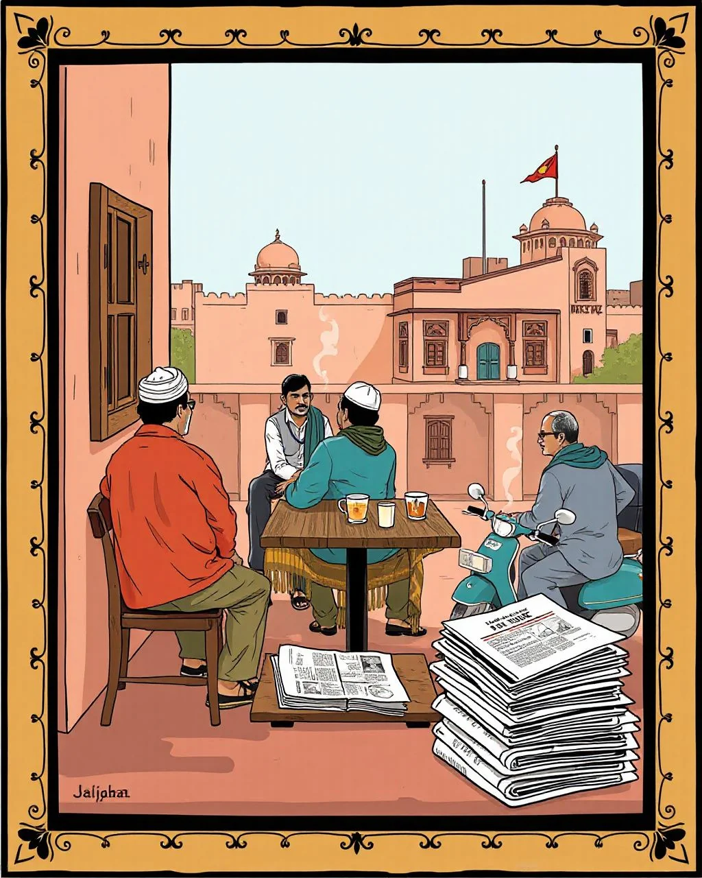 पंच बत्ती की चाय, जयपुर का बोर्डरूम
