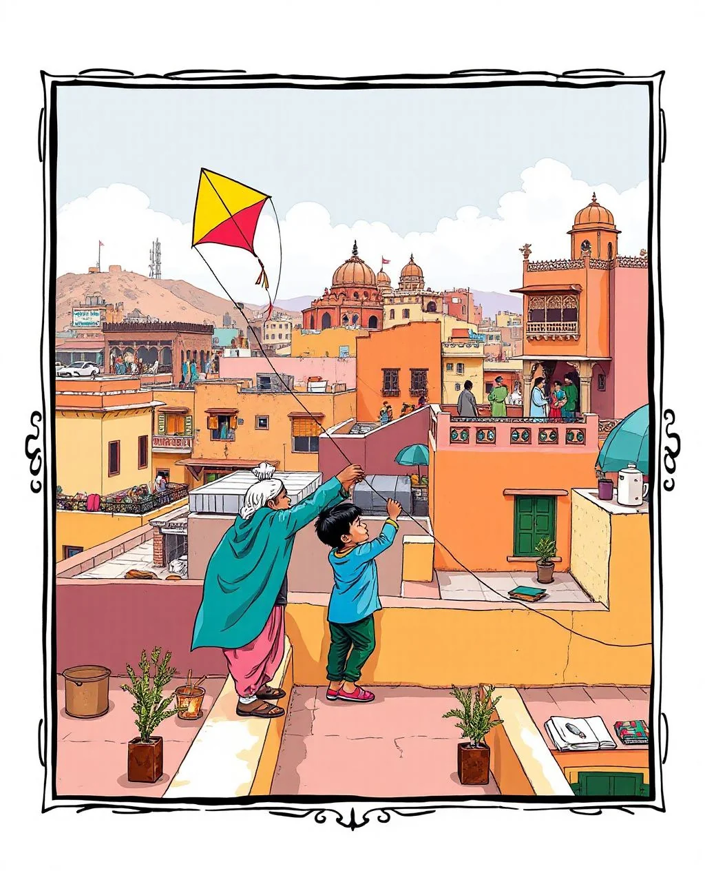 Maniharon ka rassi, mohalla ka hausla