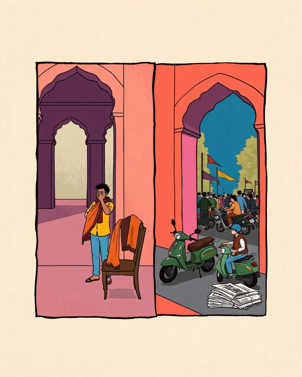 पत्रिका गेट का फोटो-ज़ूम युद्ध