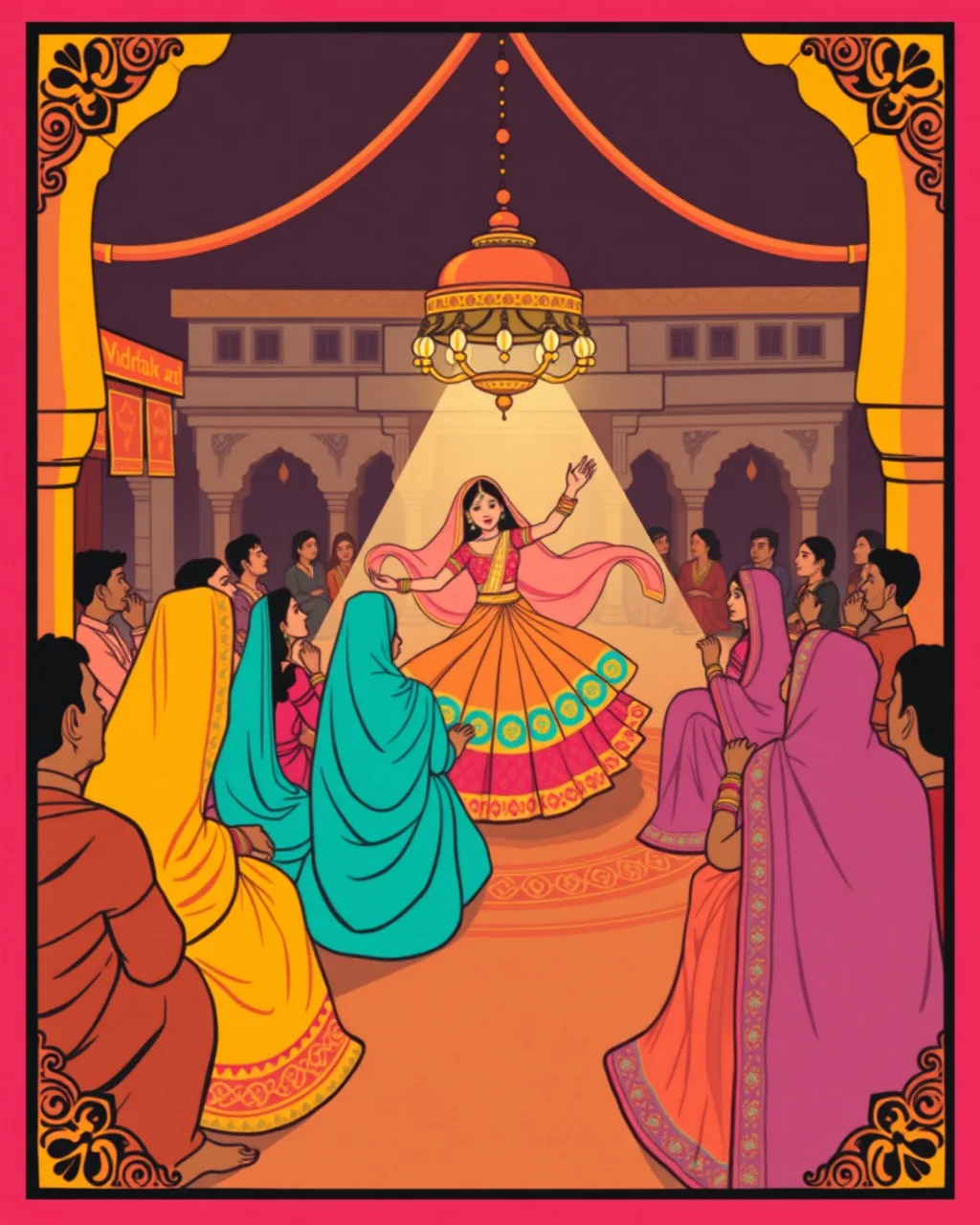 Ghoomar ka ghera, shaadi ki asli entry