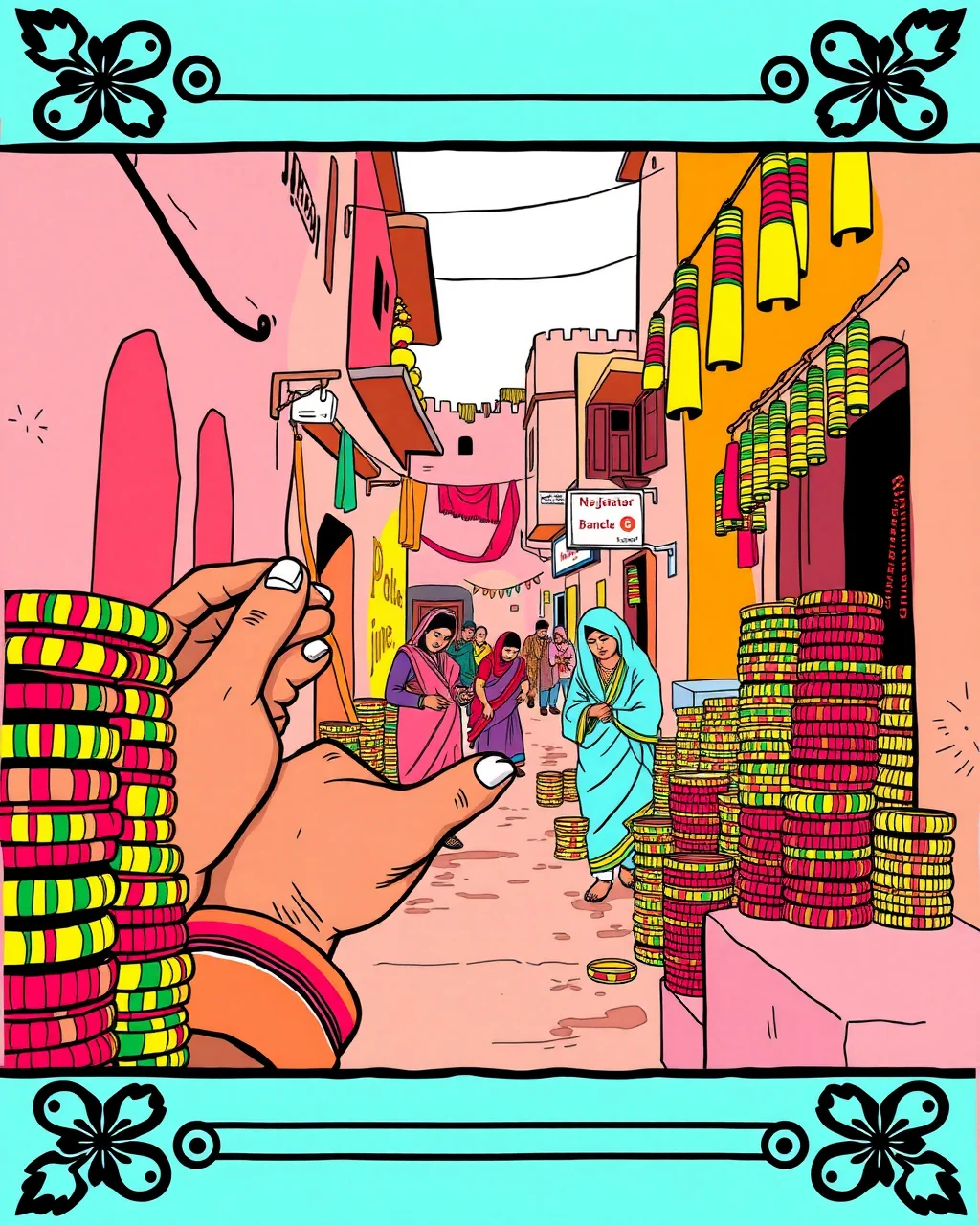 Johari Bazaar ki lac bangle ka jaadu