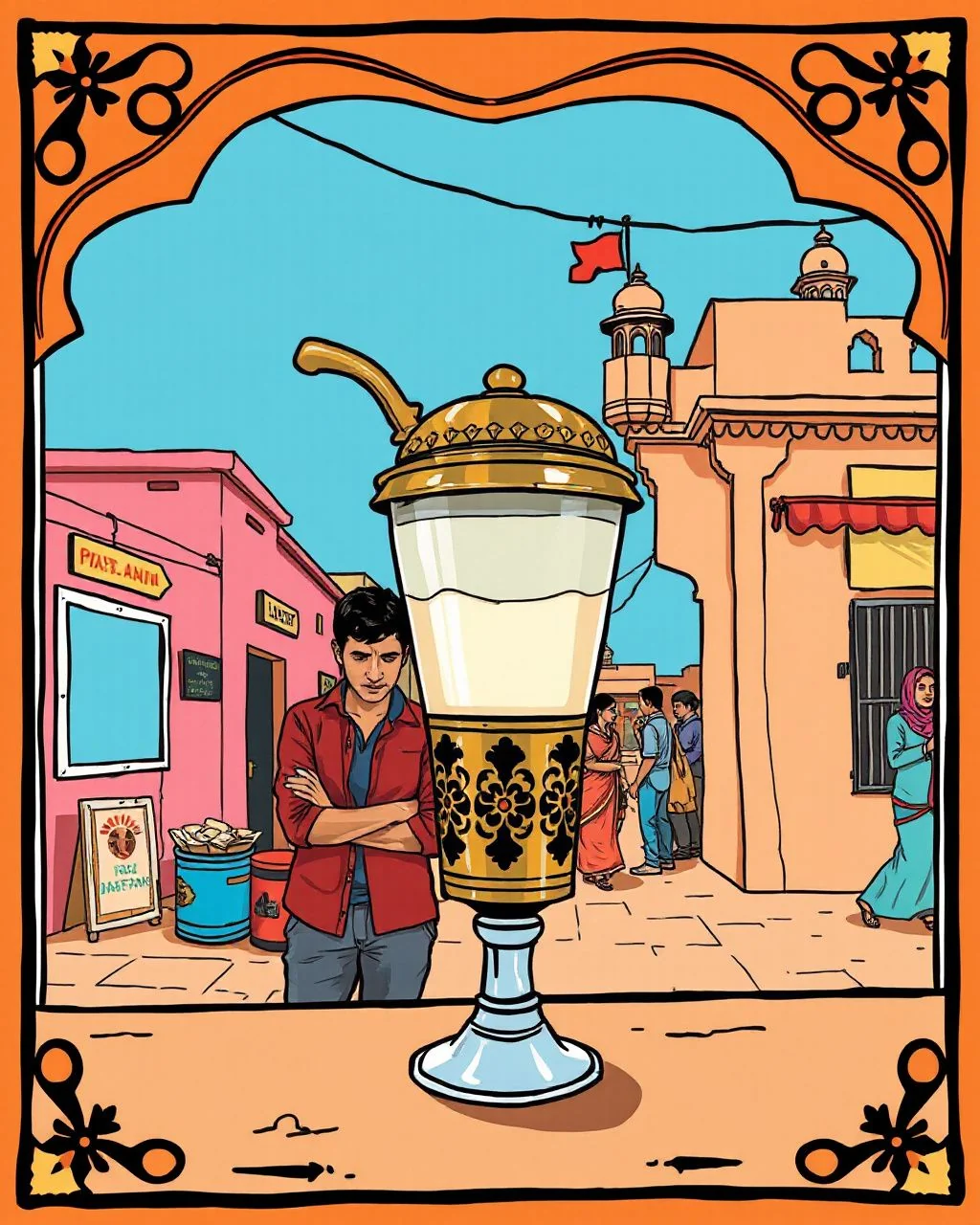 Jaipur ki lassi ka malai cap, bas yaad nahi ritual hai