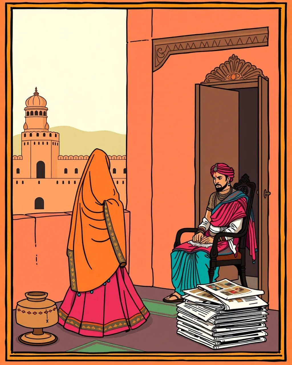 Hadi Rani: veil chhod duty ko chuna