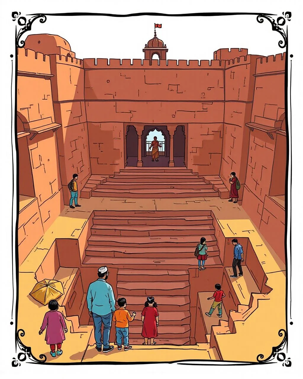 Panna Meena ka Kund: symmetry aur shadow