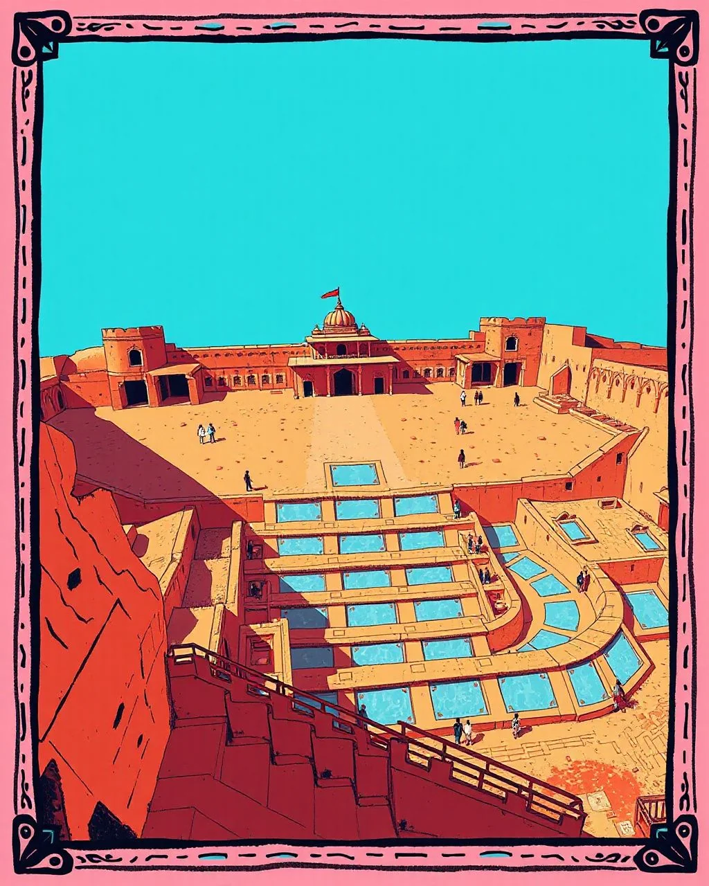 Panna Meena ka Kund: geometry ka cool descent