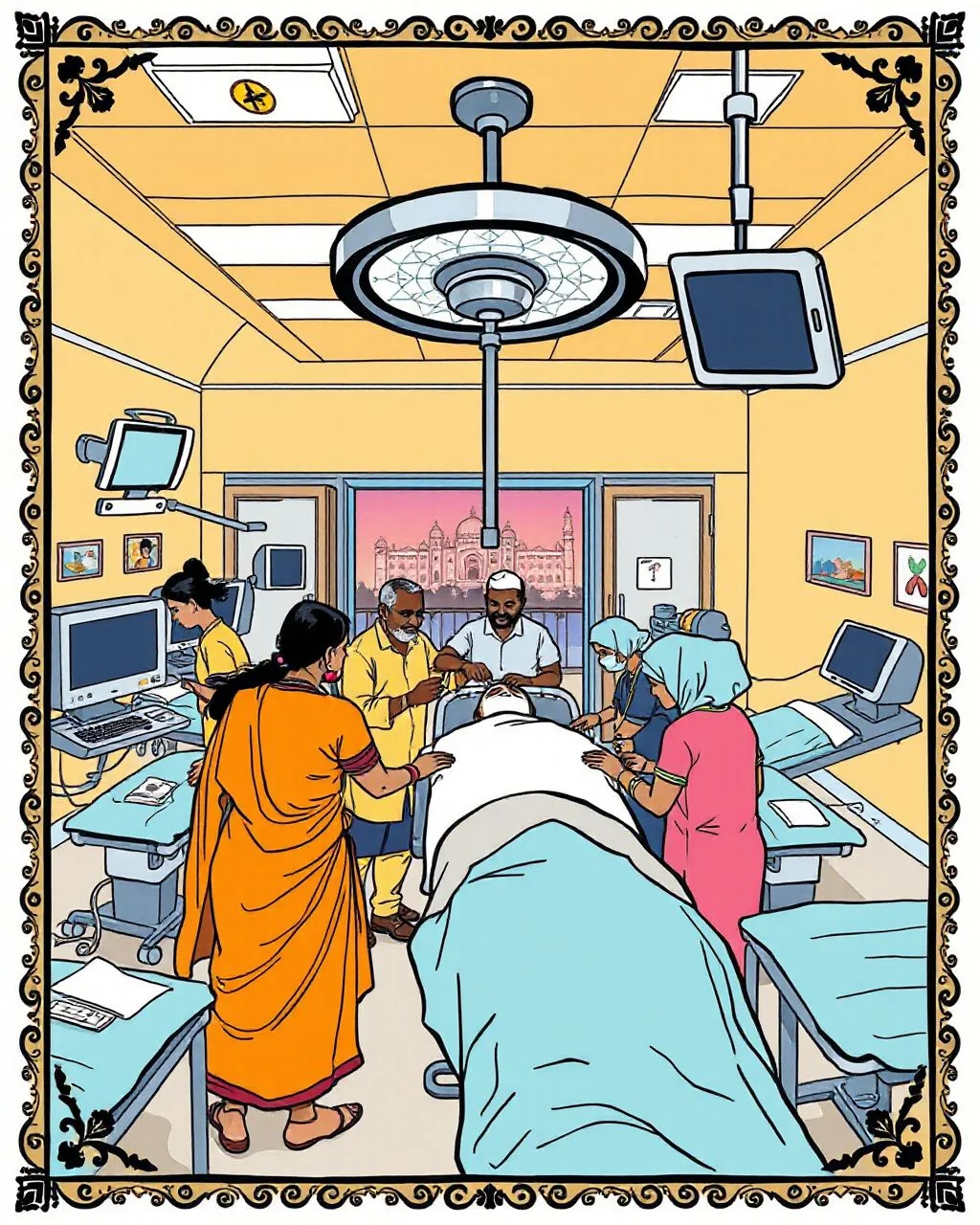 SMS Hospital ne 6 ghante mein 13 joint replacement kiye
