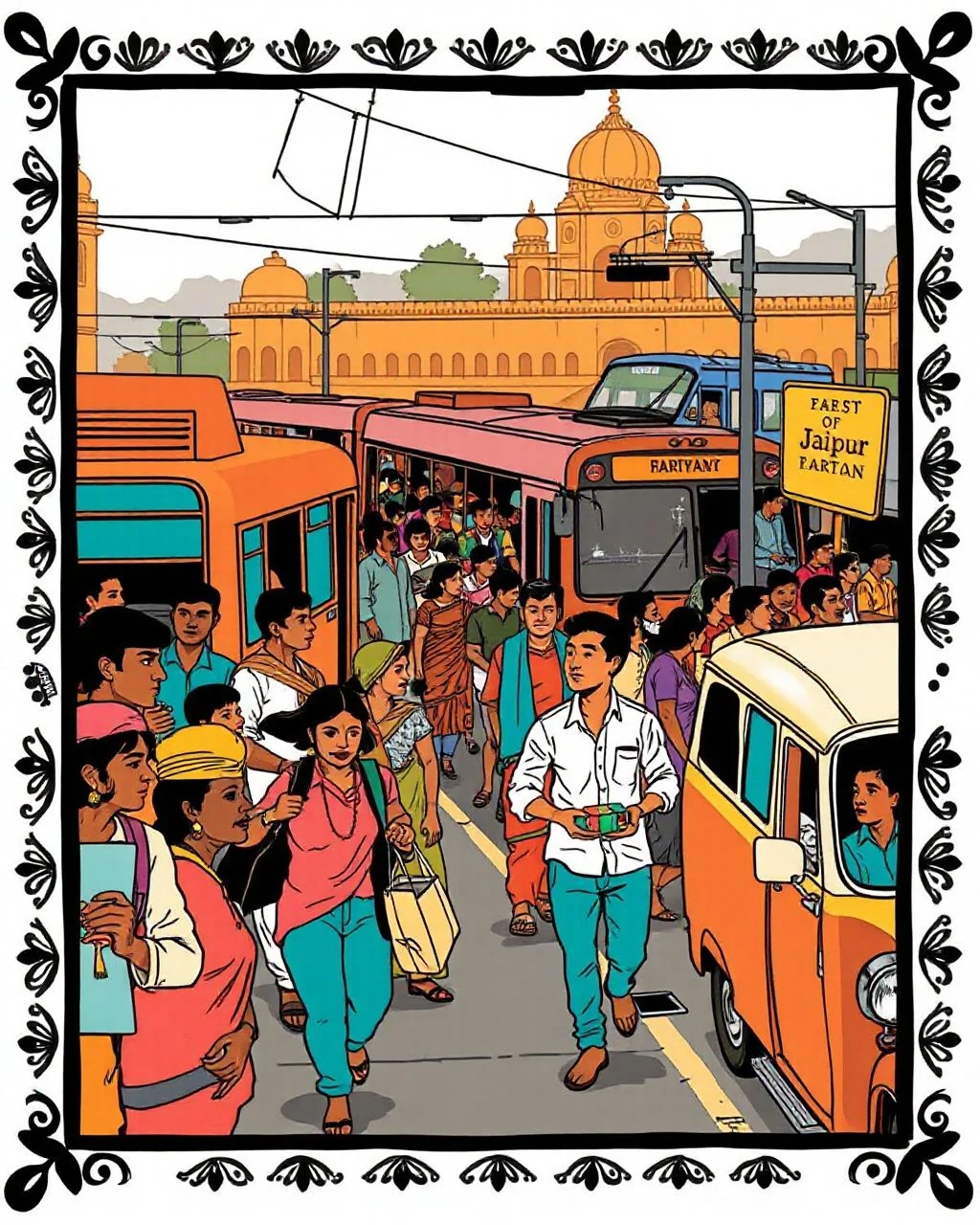 Raksha Bandhan par Jaipur ki sadkon par bheed