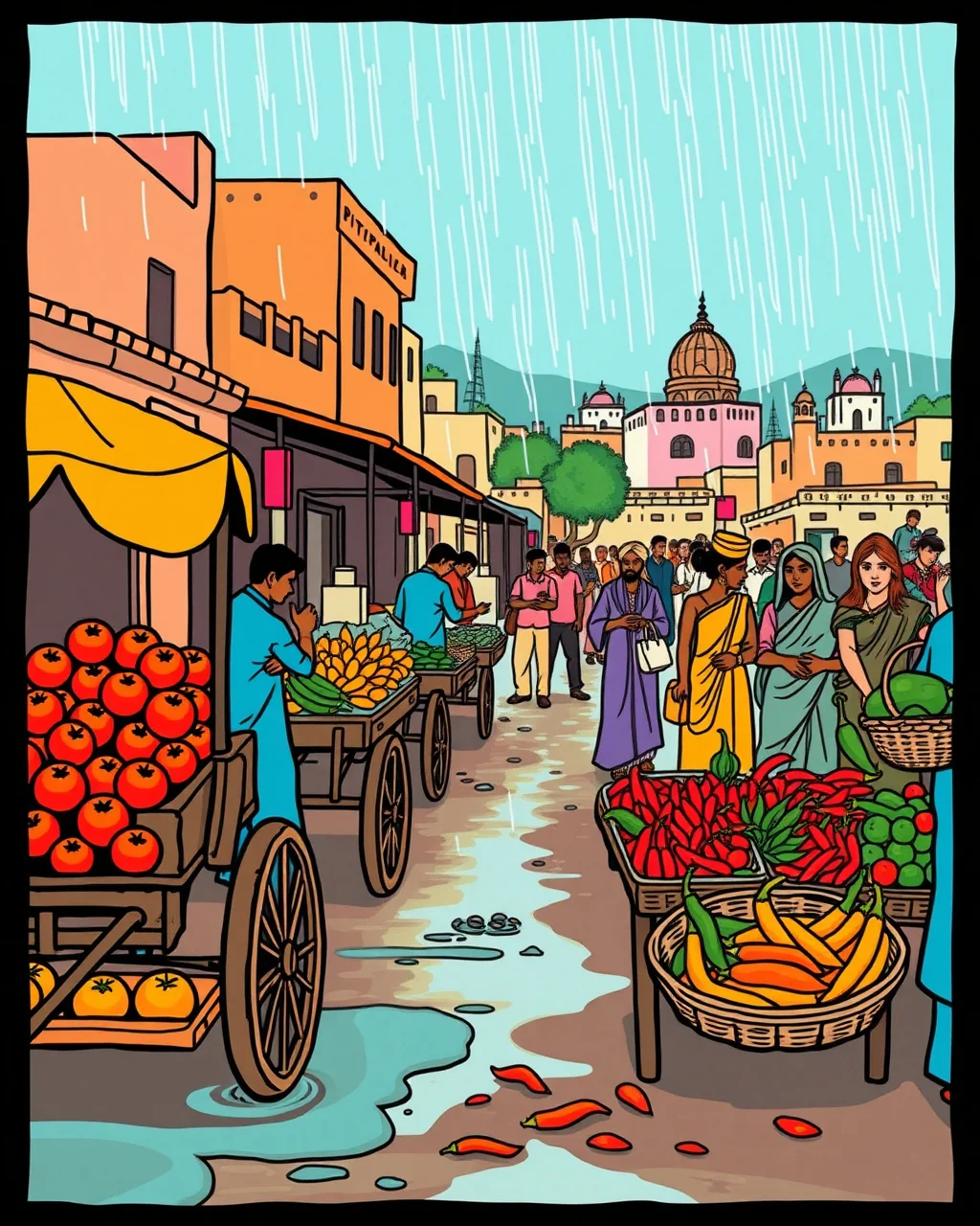 Jaipur mein sabzi ke daam phir chadh gaye