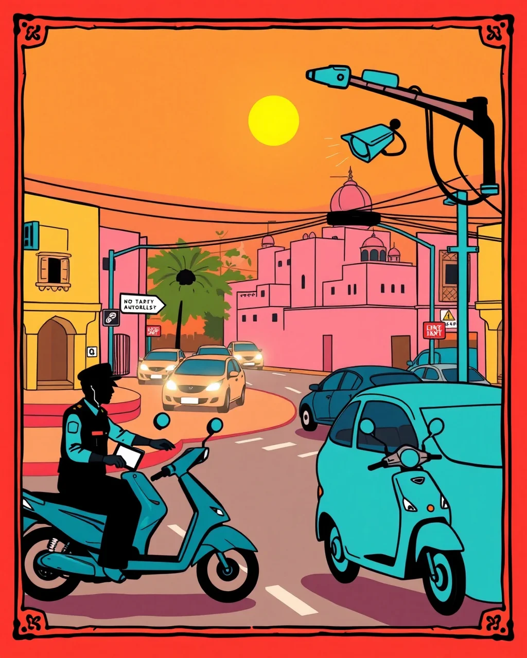 Jaipur ke chaurahon par challan ka smart hisaab