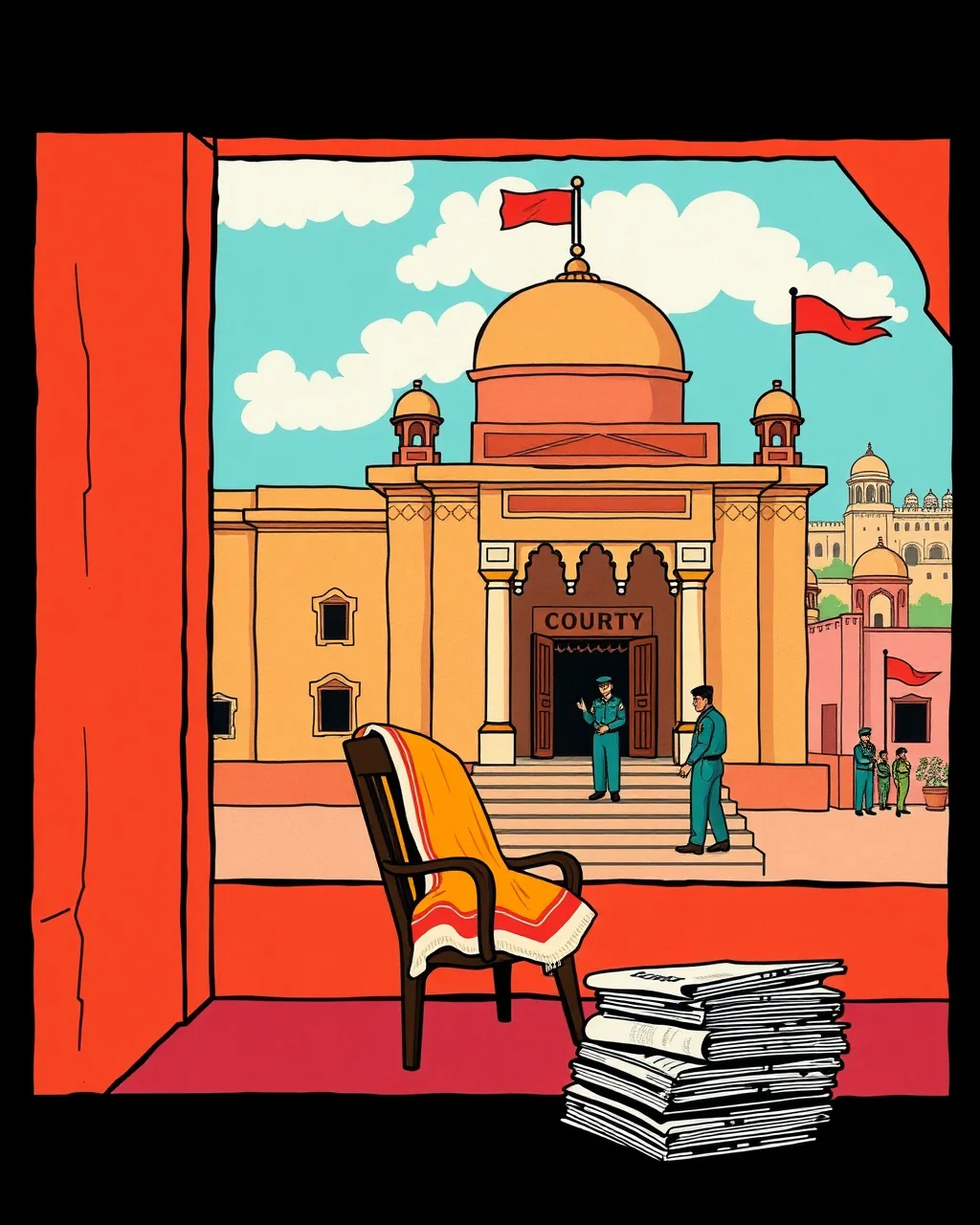 Rajasthan High Court ko phir bomb threat, security tight