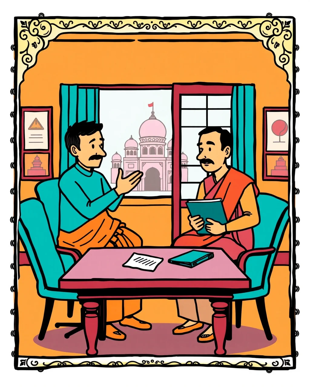 Delhi ki chhoti si mulaqat, Rajasthan ka bada mood