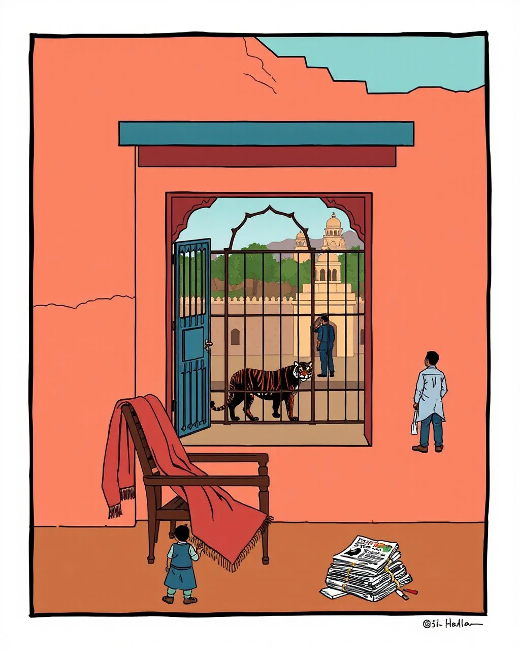 Nahargarh Park mein gate khulne ka sawaal
