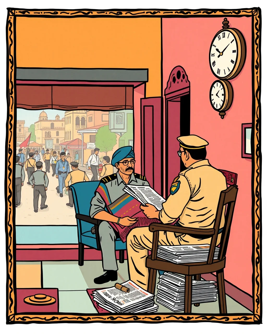 Crime par zero-tolerance, officers par zimmedari