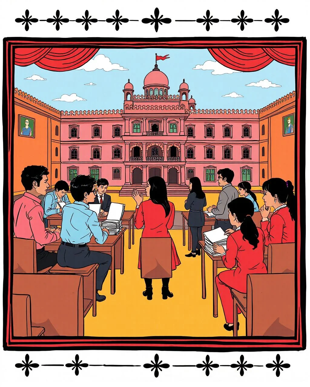 Law students ki 48-team wali bhidant Jaipur mein