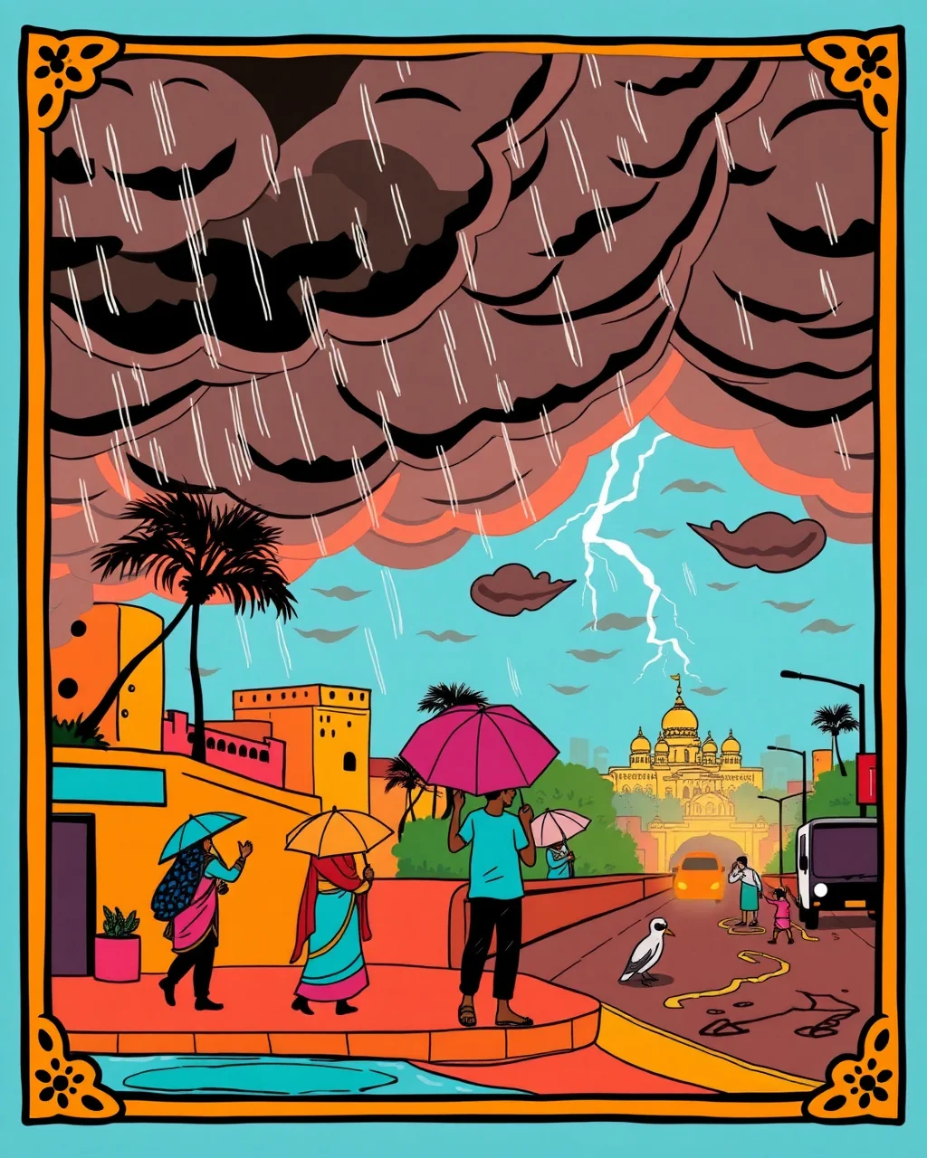 IMD ka 12 ghante wala alert: baarish aur garaj