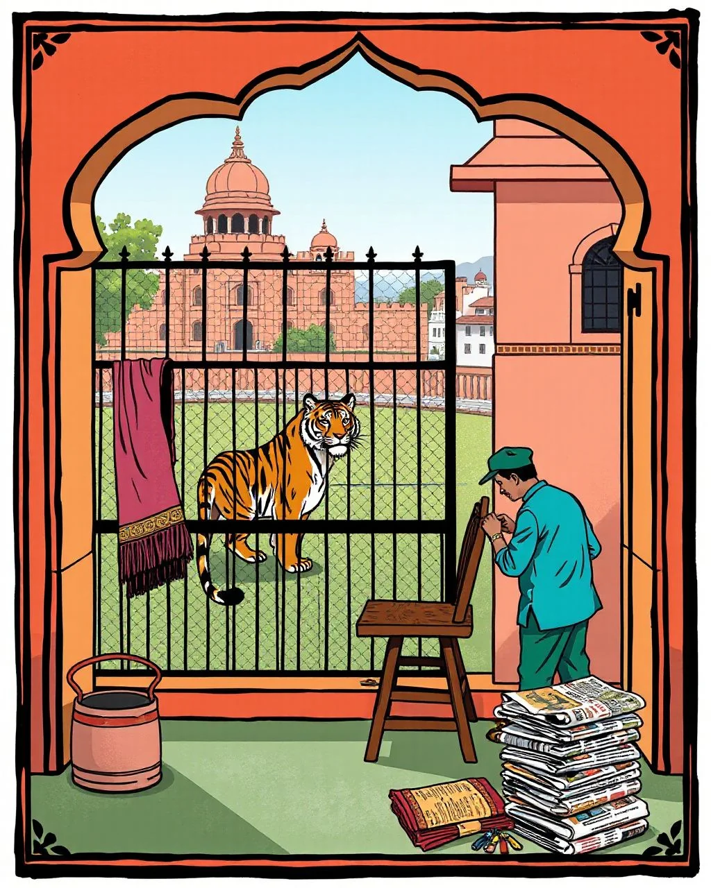Jaipur Tiger Attack: enclosure gate khula, phir chaos