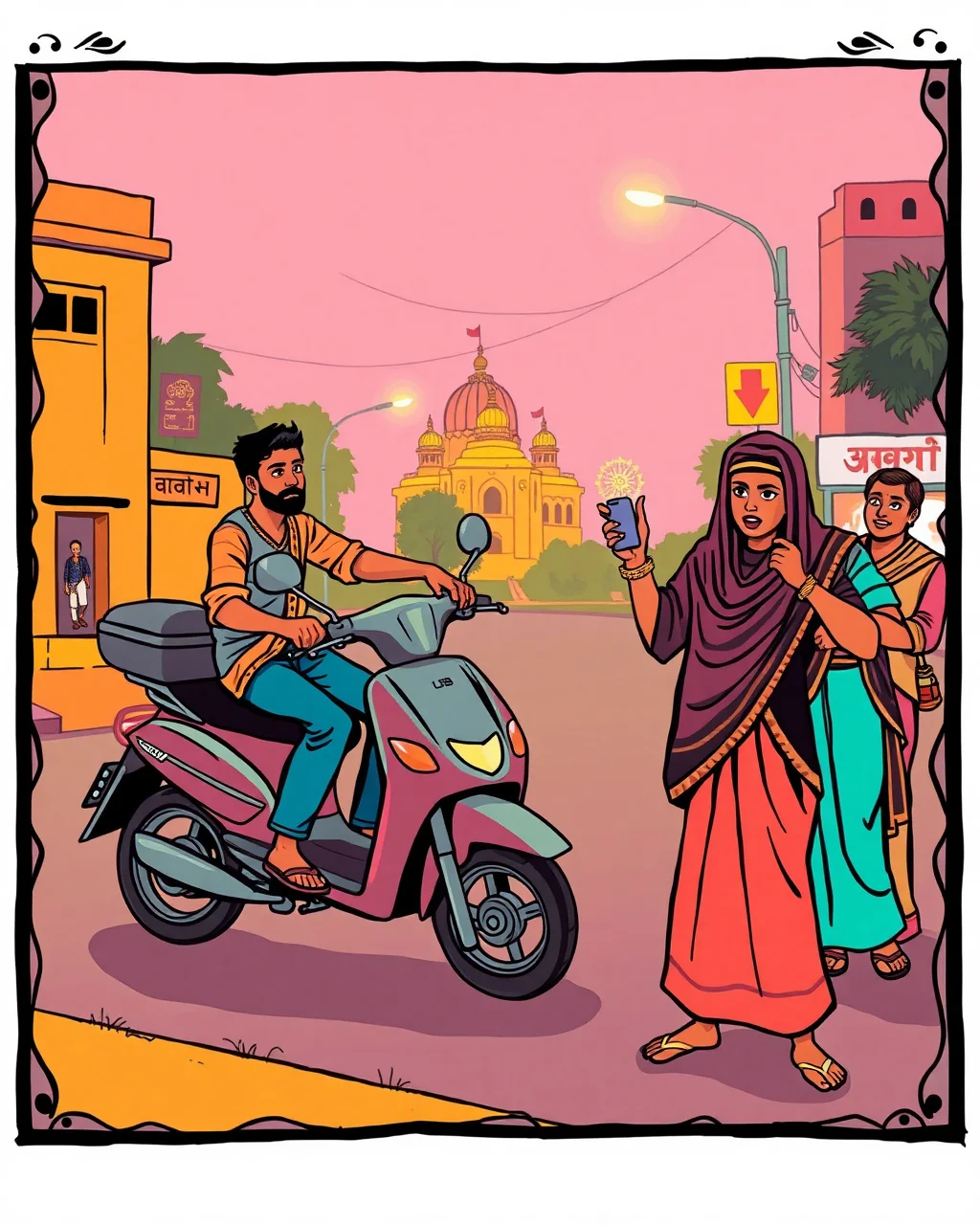 Lift maangi, phone gaya — Jaipur ka viral jhatka