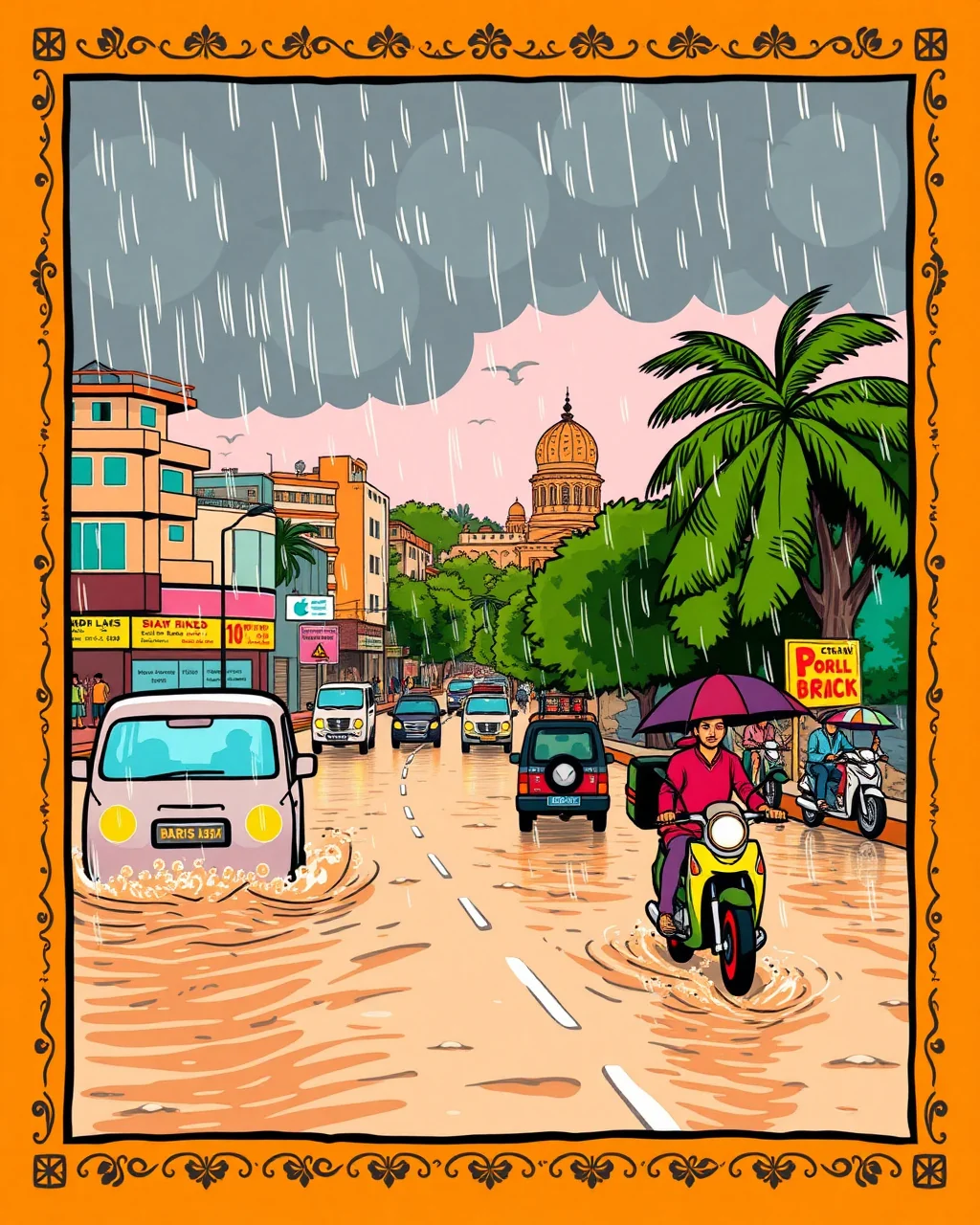 Delhi-NCR ki baarish ne garmi ka rang dhoya