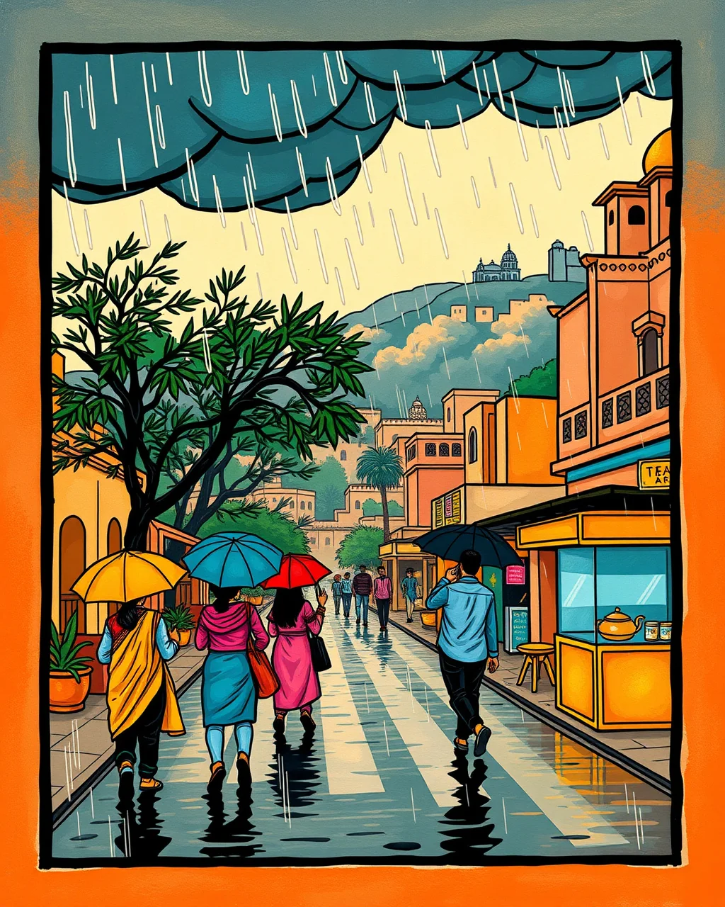 Kal ki baarish se Rajasthan me thodi rahat, thodi tension