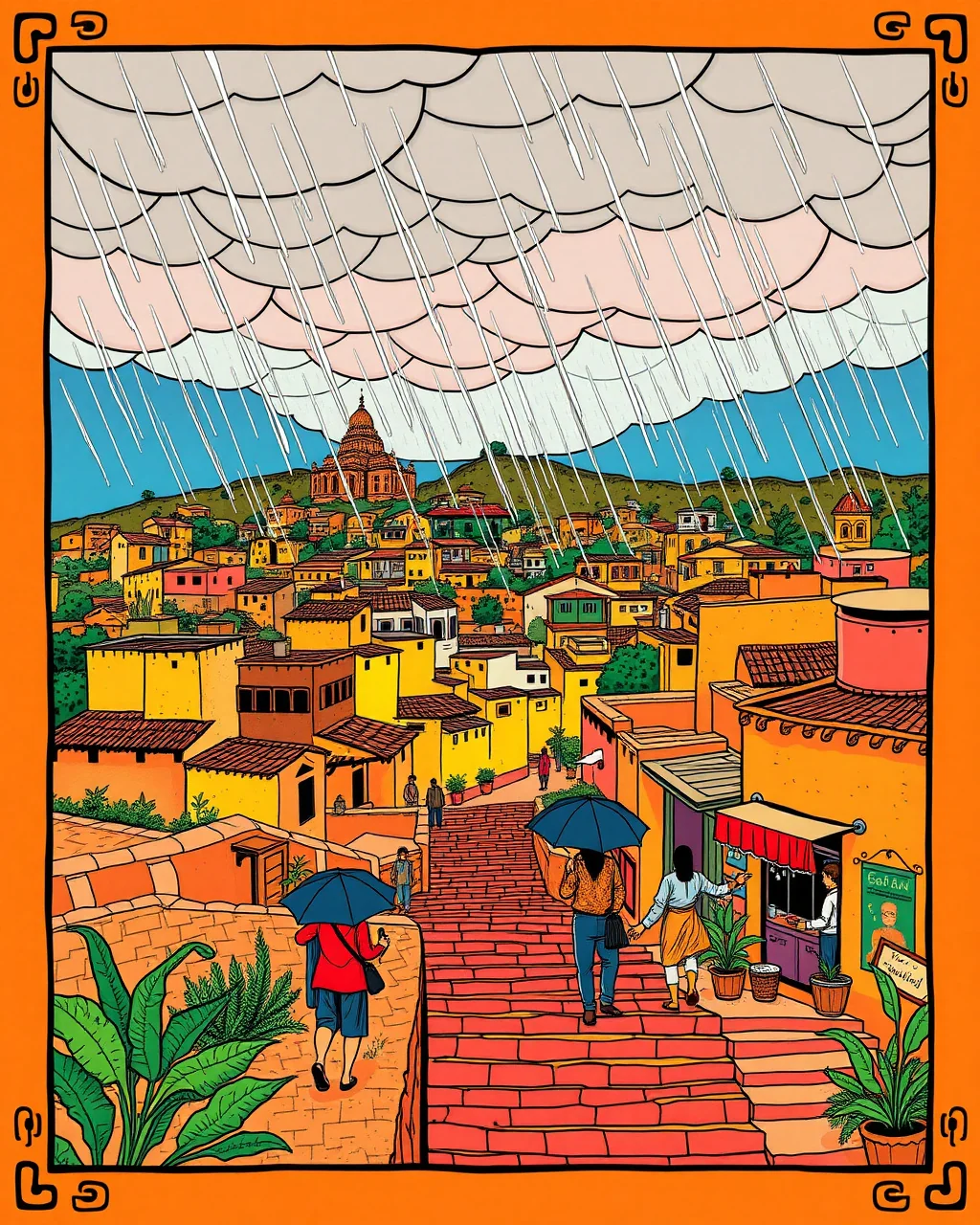 Rajasthan mein aaj ghani baarish ka alert, Mount Abu bheega