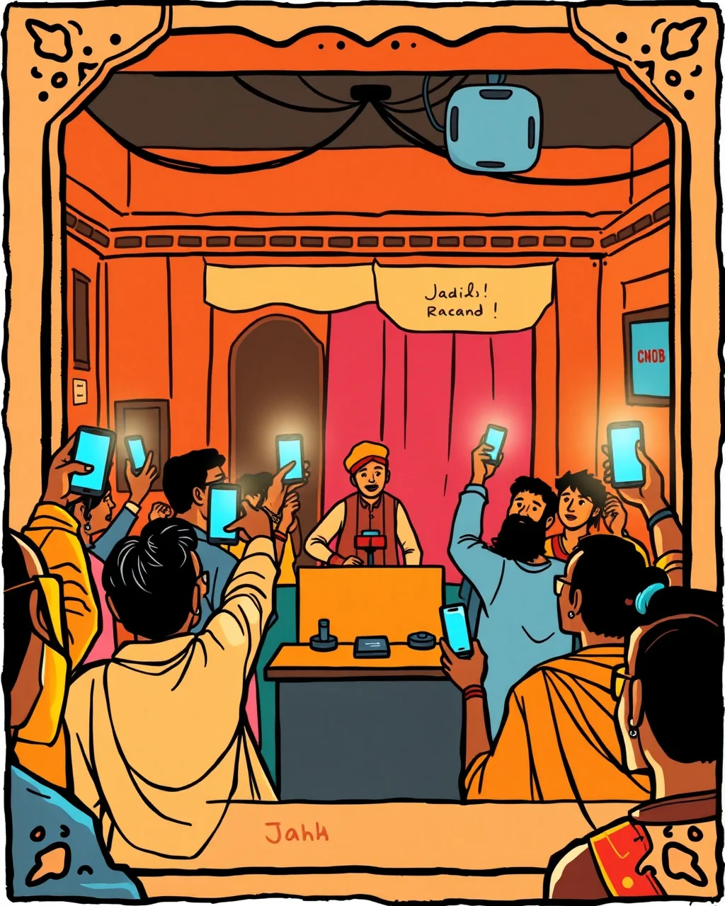 Bijli gayi, mic nahi — Jaipur ka scene