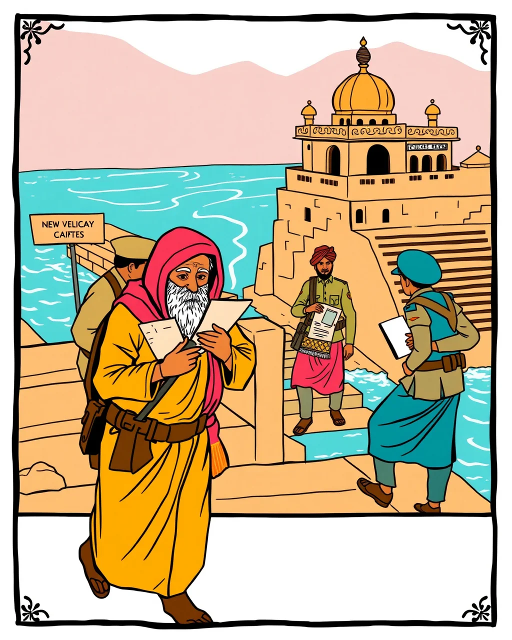 15 saal baad sadhu bhesh mein chhupa fugitive pakda