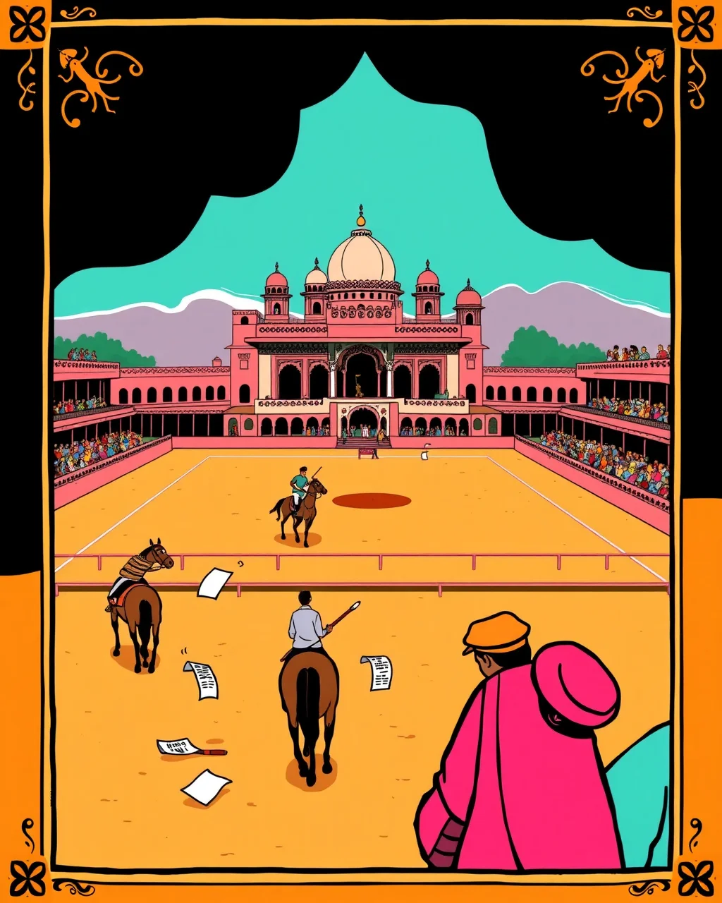 Jaipur Polo Ground par hearing टली, maidan par nazar