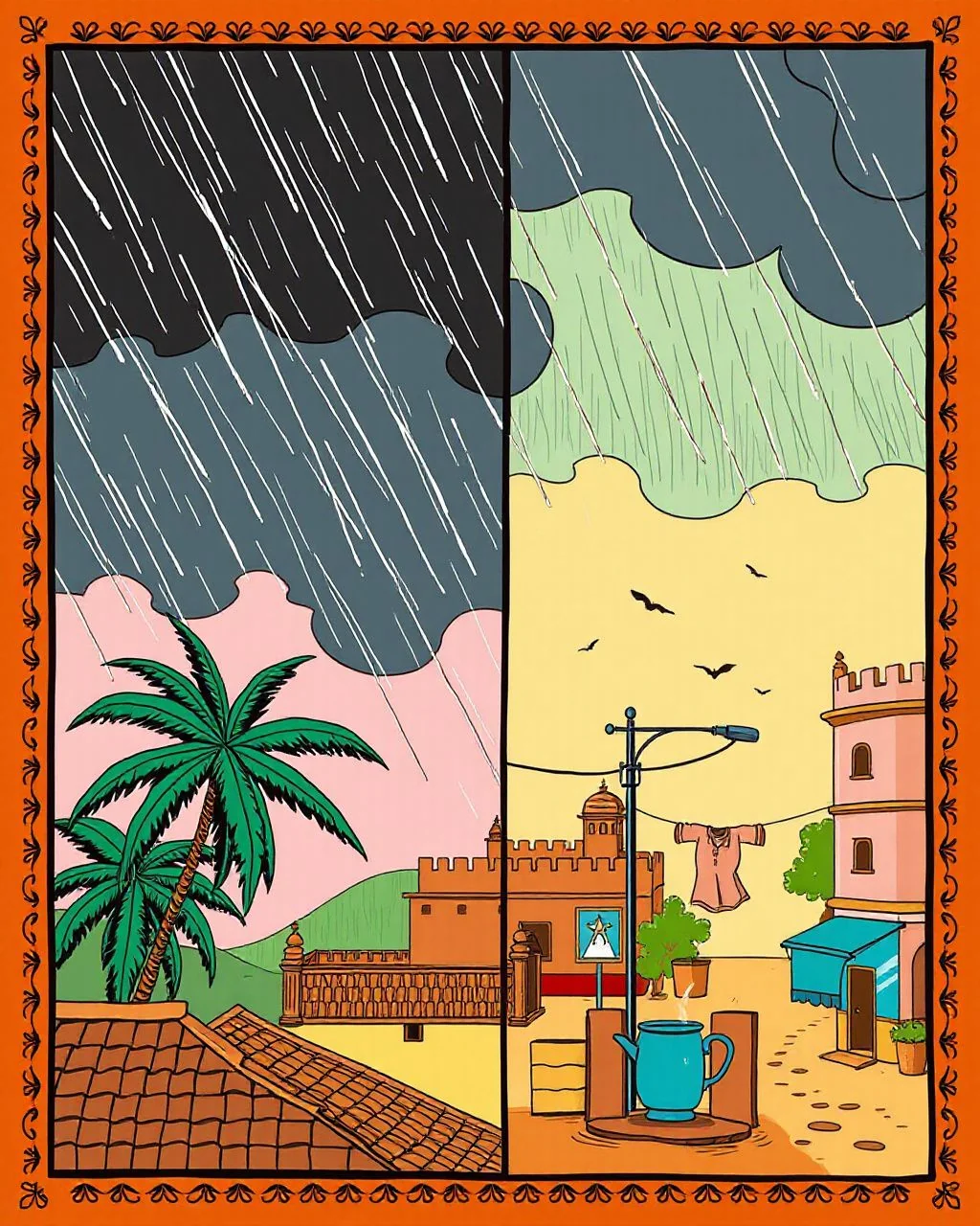 IMD ka mood: Kerala-Karnataka mein baarish, Delhi sukhha