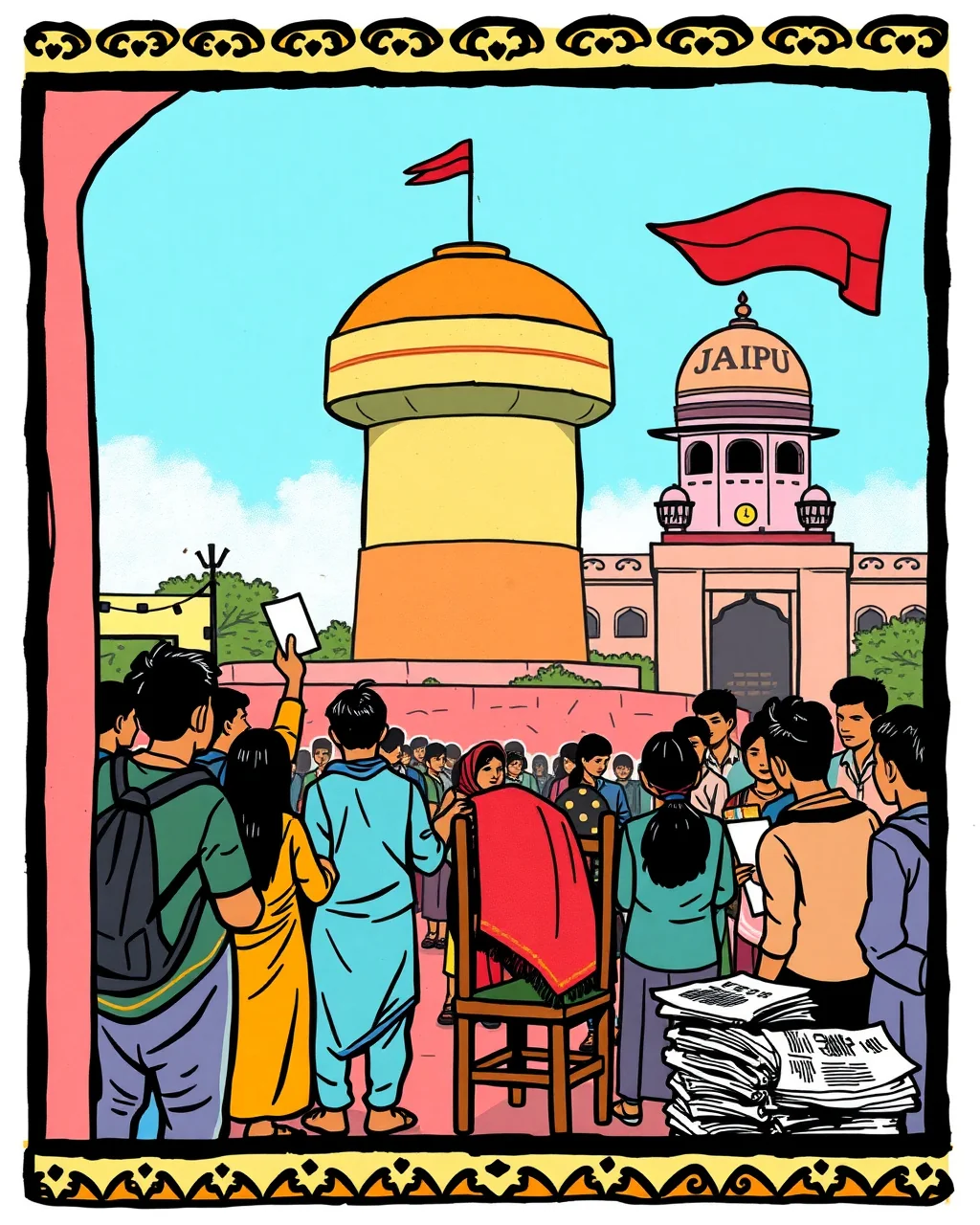 Student union polls par phir se garam hawa
