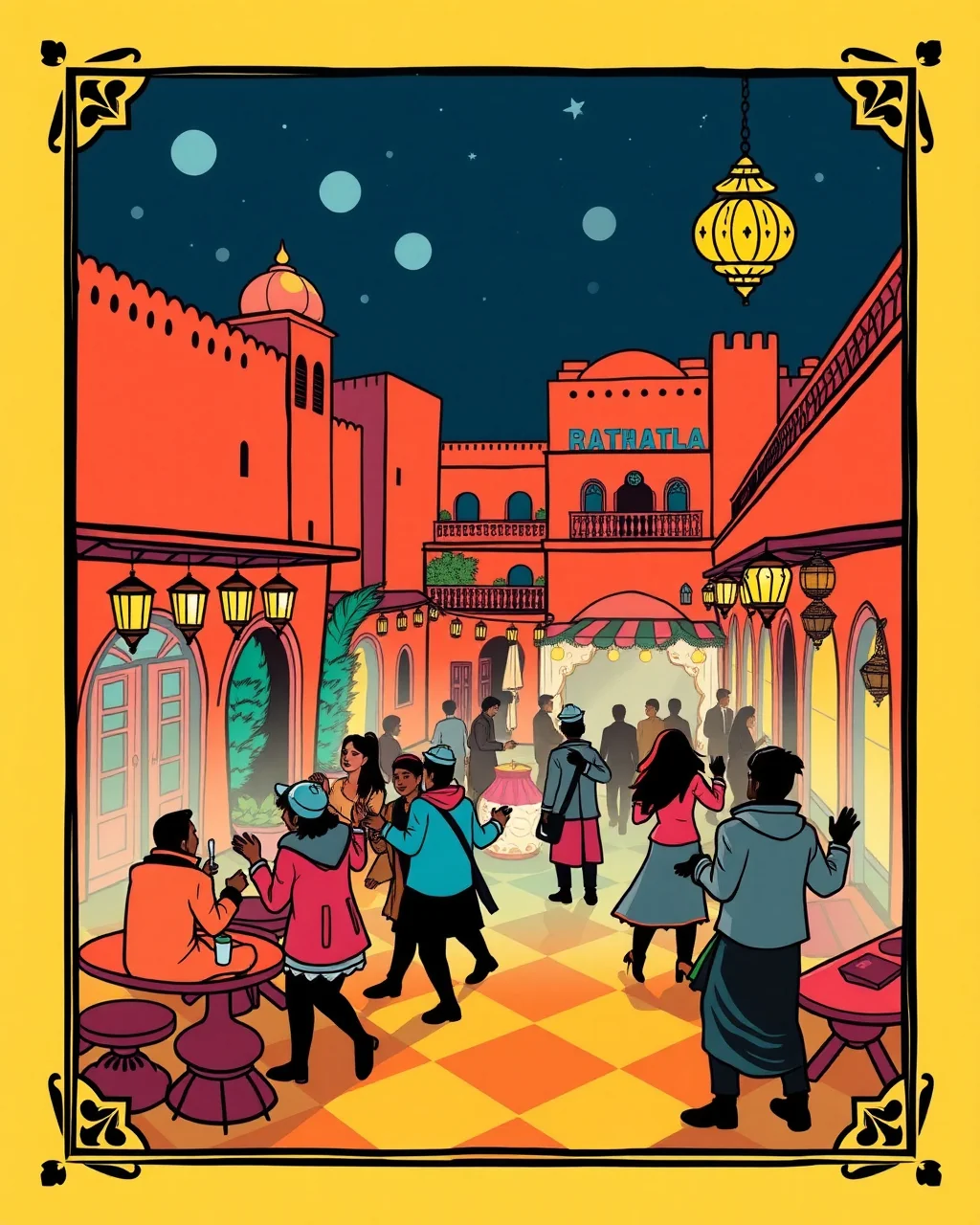 Jaipur mein NYE ki raat Disco Night ka rang