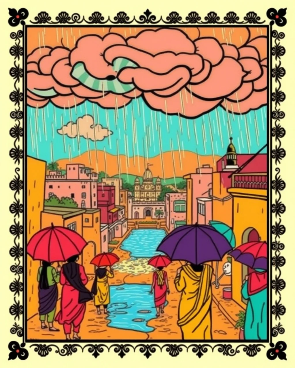 Rajasthan mein baarish ka zor, 3 jilon par orange alert