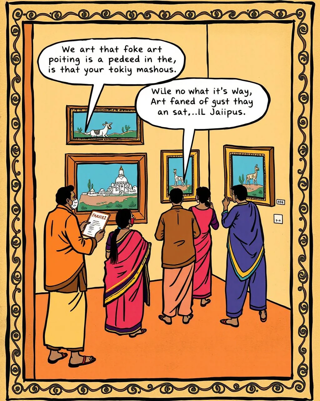 Bikaner House par naam ka sawaal, kala par baat