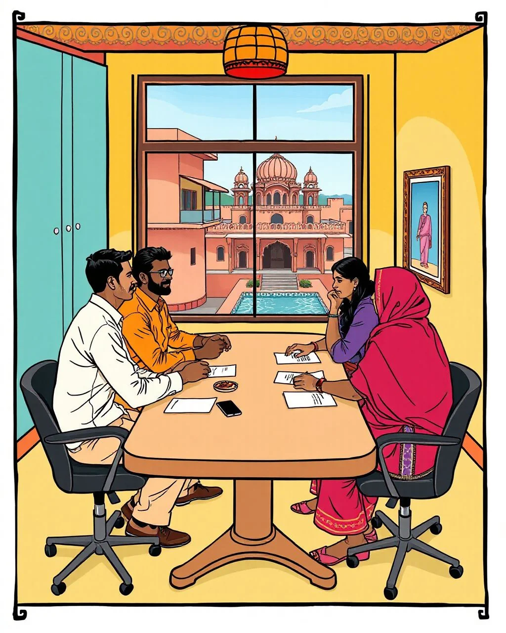 Jaipur mein Gravita India ki CLSA ke saath one-on-one meeting
