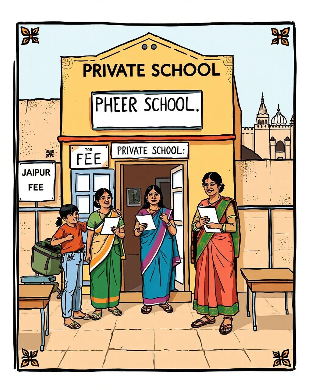 प्राइवेट स्कूलों की फ़ीस पर अभिभावकों का सवाल
