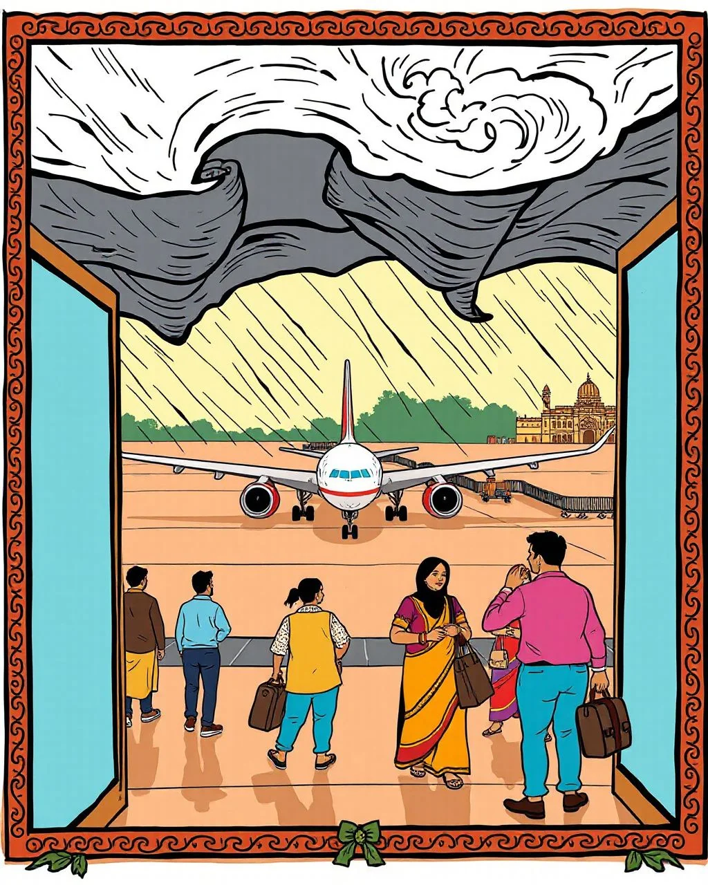 Cyclone Arnab se Chennai-AP ke 12 flights cancel